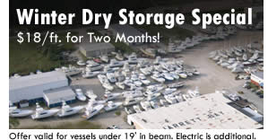 Winter Dry Storage Special - $18/ft.