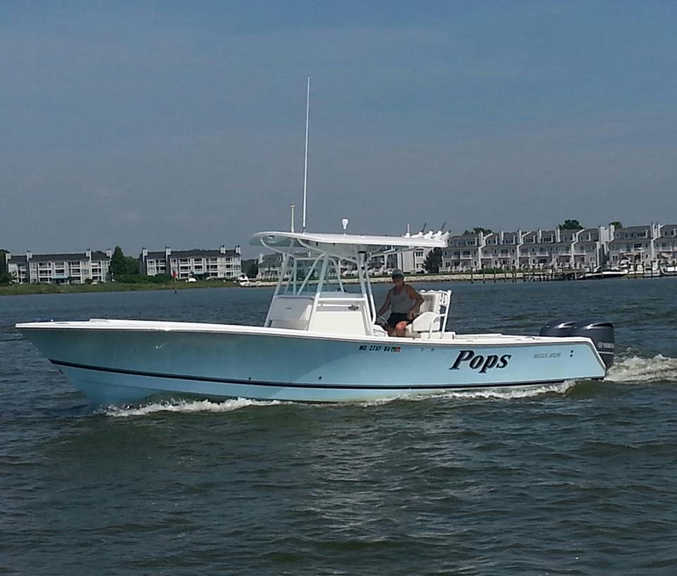 Jim Battye Enjoying his new Regulator: "Pops"