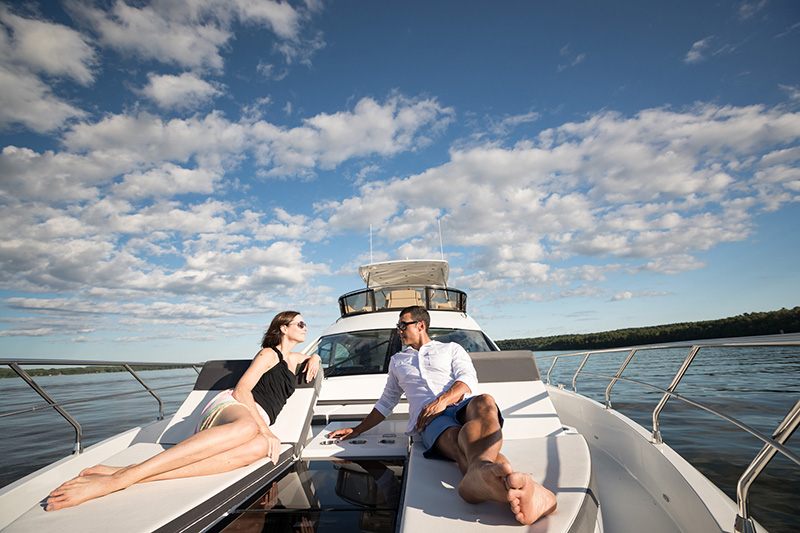 boating couple
